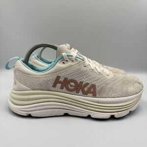Hoka One One Gaviota 5 Women's Size 8B White Running Shoes Sneakers 1134235 FTRS